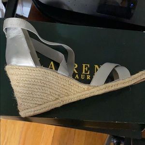 Brand new Ralph Lauren wedges never worn